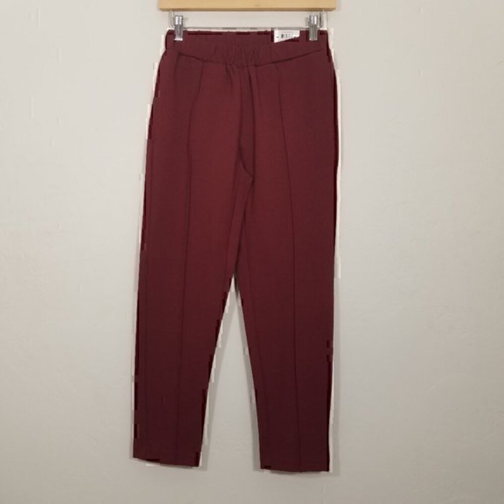 NWT Alfani Ankle Pants Pull-On Tapered Leg Core Pants Stretch Red Bay Size PP